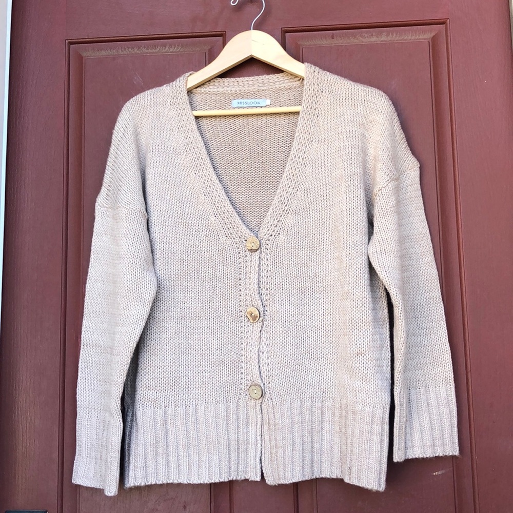 MISSLOOK Button Up Cardigan